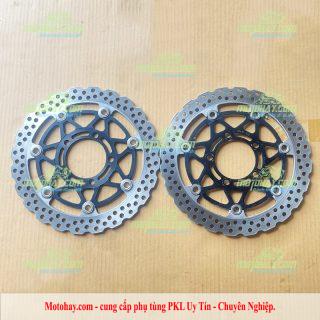 Đĩa phanh trước Z1000 chính hãng (cũ-mới)