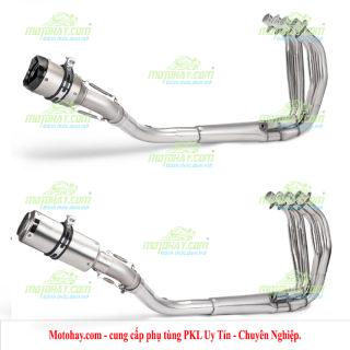 Bộ cổ và pô (ống xả) inox cho Zx4r-Zx4rr