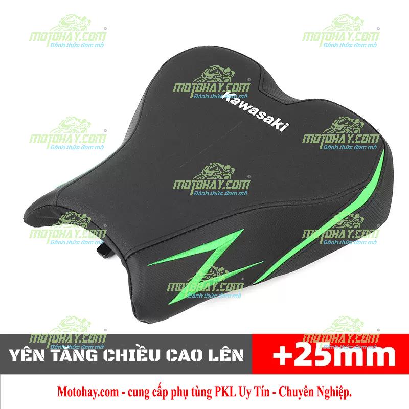 Yên trước xanh tăng chiều cao 25mm Zx4r-Zx4rr