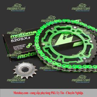 Bộ nhông sên dĩa Motomax cho Z500 Ninja500