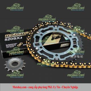 Bộ nhông sên dĩa Motomax cho Z500 Ninja500