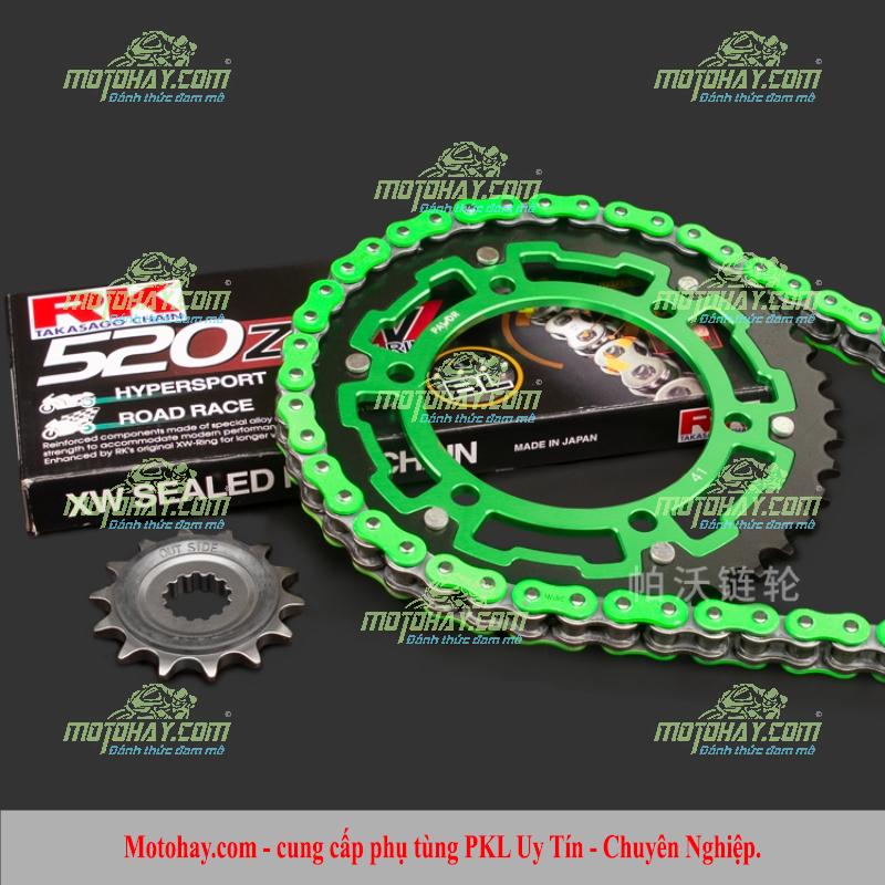 Bộ nhông sên (RK) dĩa độ Z500 Ninja500