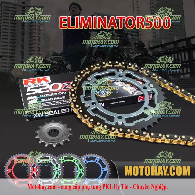 Bộ nhông sên dĩa Eliminator 500